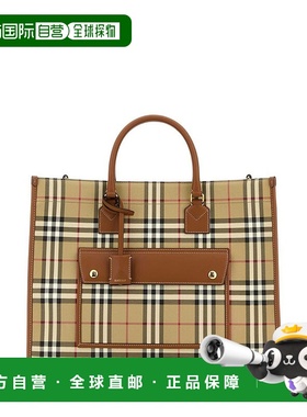 BURBERRY 女士手提包 8109792A9534 AW2025 花色 Printed canvas