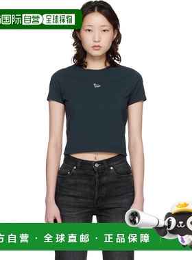 1h可退 潮奢 MAISON KITSUNE 女士 海军蓝 Baby Fox Baby T 恤 MW