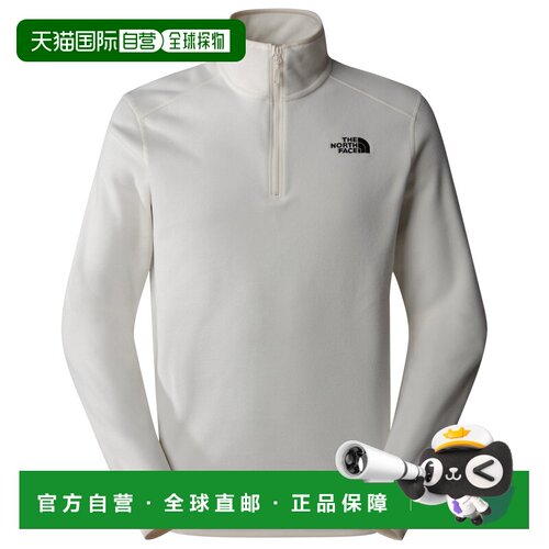 THE NORTH FACE 男士抓绒衣 0055079WHITEDUNEBLACK北面户外卫衣