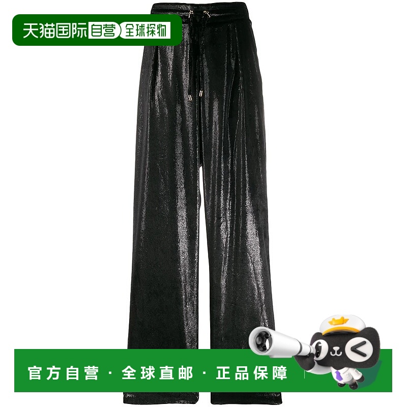 BALMAIN 女士休闲裤 SF15339_X2340PA AW2019 黑色 WIDE PANTS