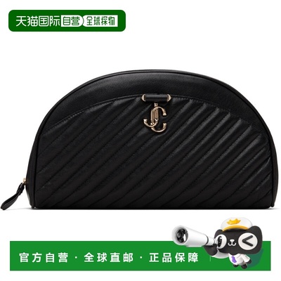 1h可退 潮奢 Jimmy Choo 周仰杰 女士 黑色 Avn Curve 手拿包 AVN