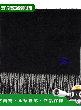 BURBERRY 女士围巾 8110021 AW2025 黑色 Burberry Knight Solid