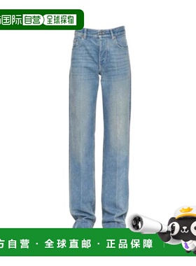 VALENTINO 男士牛仔裤  7V0DE05AB5F558 AW2025蓝色直筒裤