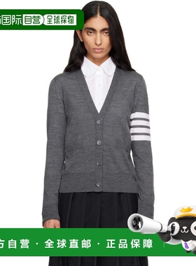 1h可退 潮奢 Thom Browne 汤姆 布朗 女士 灰色 Merino Wool 4-Ba