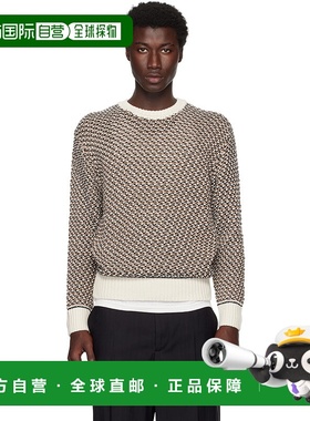 1h可退 潮奢 BOSS 波士 男士 驼色 Cotton Rich Knitted Structur