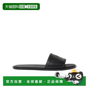 拖鞋 7X1753AQXCF0QA1 SS2025 1h可退 Roma 男士 黑色 皮革 FENDI