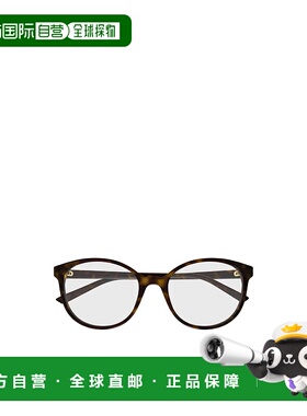 GUCCI 女士眼镜 GG1996O002 AW2025 棕色 全框平光镜古驰