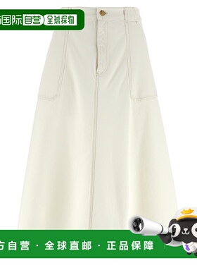 A.P.C女士半身裙COGZVF06410AAC新款长裙a字裙中长裙