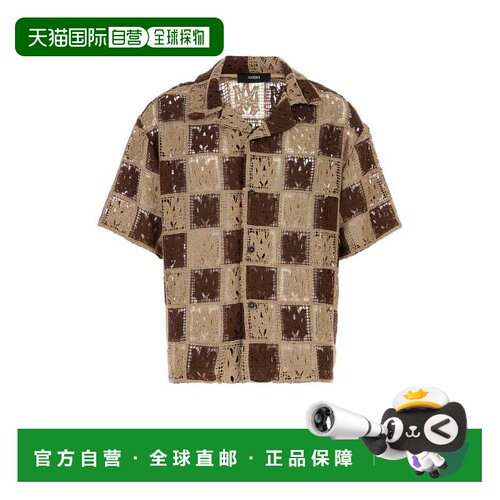 AMIRI 男士衬衫 AMTOSH1164EARTH AW2026 花色 Tw【付后1h可退】
