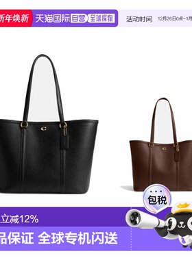 COACH 专柜款 Bolsa女士皮革单肩手提包CU056B4BK