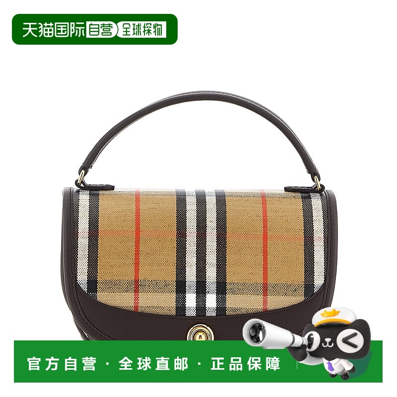 1h可退 BURBERRY 女士单肩包 8112160SAND CO 花色 HIGHLANDS COT