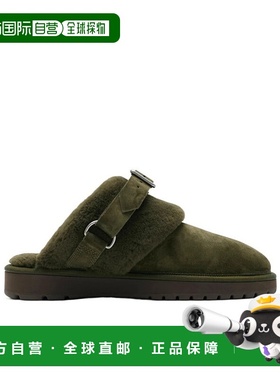 BURBERRY 男士凉鞋 80925271 AW2024 黑色 Chubby露跟穆勒鞋