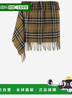 BURBERRY 女士半身裙 8099716C1422 AW2024 绿色