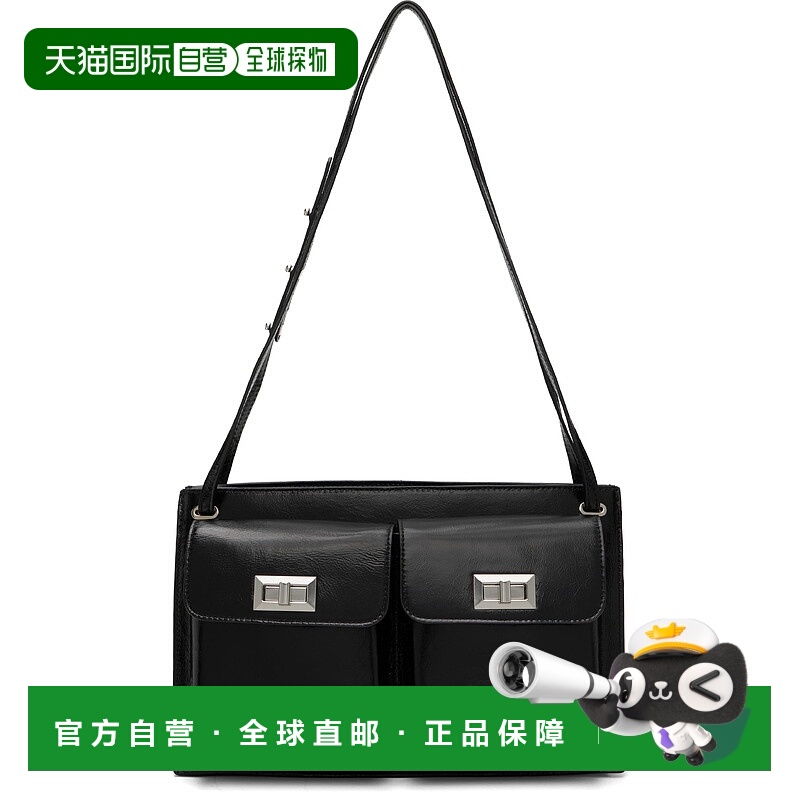 1h可退 潮奢 BY FAR 女士 黑色 Billy 托特包 SWBSB024LL002BK00