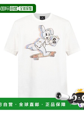 1h可退 潮奢 Paul Smith 男士 By and Polos T恤白色T恤 M2R220XT