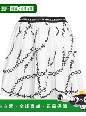 潮奢 versace 范思哲 女士 迷你半身裙 white白色 舒适时尚