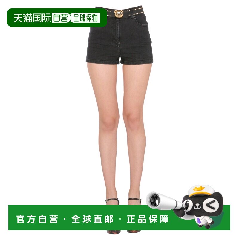 MOSCHINO 女士短裤 037660210555 AW2021 花色 DENIM SHORTS图片