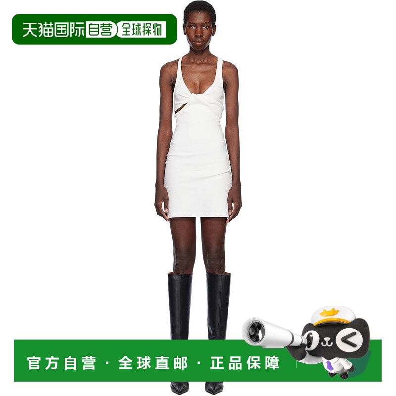 1h可退 潮奢 Courreges 女士 白色 Twist 90's Rib 连衣裙 225JRO