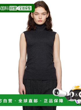 1h可退 潮奢 TOTÊME 女士 灰色 Sleeveless Scarf Knit 背心 251W