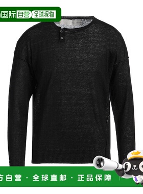 1h可退 潮奢 Isabel Benenato 男士 毛衣 black黑色 舒适时尚