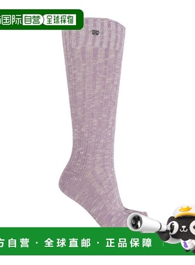 GANNI 女士文胸 A64125896476 SS2025 紫色 Socks with lurex thr