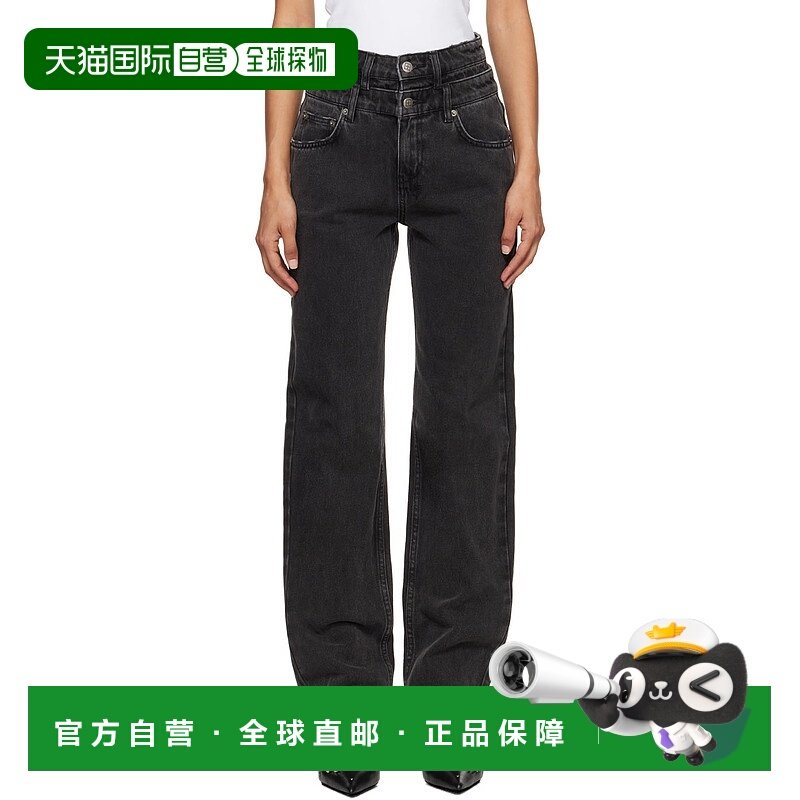 1h可退 潮奢 Ksubi 女士 黑色 Playback Rework Shadow 牛仔裤 WF