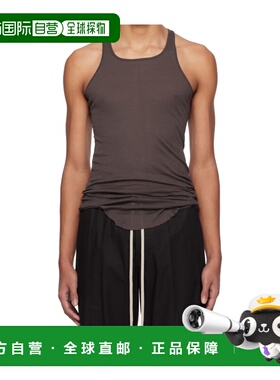 RICK OWENS 男士背心 RU01F2150MR53 SS2026 咖啡色