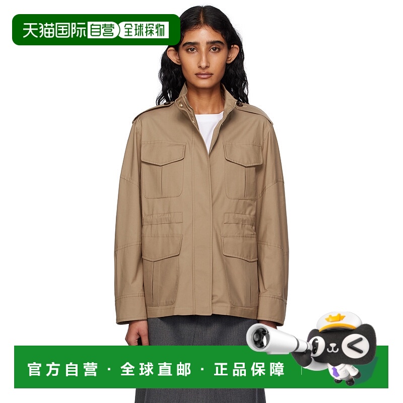 1h可退 潮奢 MaxMara 麦斯玛拉 女士 驼色 Leila Raincoat 夹克 2