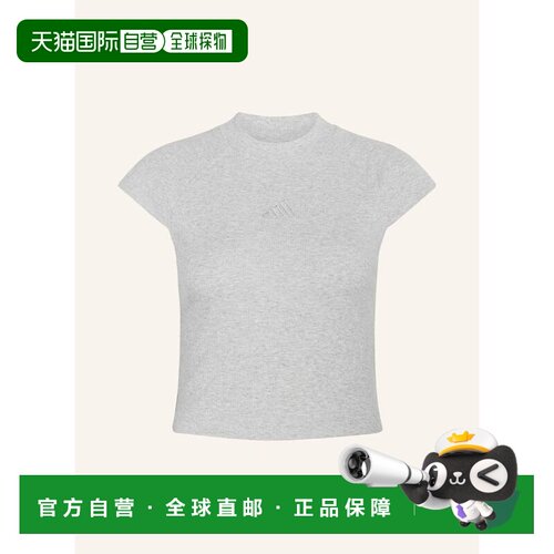 ADIDAS 女士T恤 100309756314000 CO 灰色 Cropped top KIT