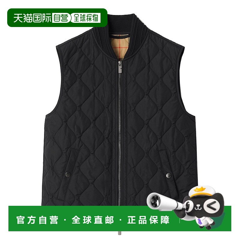 1h可退 BURBERRY 男士外套 8110185A1189 AW2025 黑色博柏利