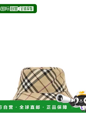 BURBERRY 男士帽子 8103382A5686 SS2025 花色 Bucket hat in che