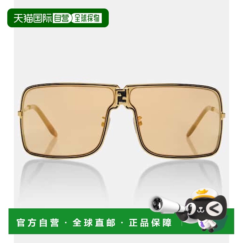 1h可退 潮奢 Fendi 芬迪 女士 ness 飞行员太阳眼镜