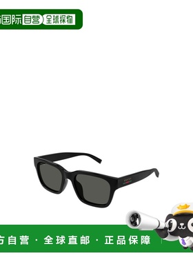 GUCCI 男士太阳镜 GG1857S001 SS2025 黑色 全框太阳眼镜