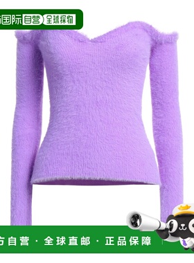 潮奢 off-white 女士 毛衣 purple紫色 舒适时尚