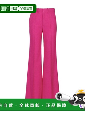 CHLOÉ 女士休闲裤 C23UPA030646Q3 SS2023 粉红色 喇叭休闲裤