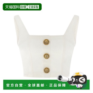 SS2026 GF1AD214DG140FC 白色 女士背心吊带 BALMAIN