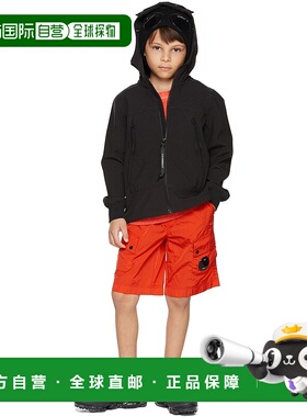 1h可退 潮奢 C.P. Company 女童 黑色 U16 Goggle 儿童夹克童装 1