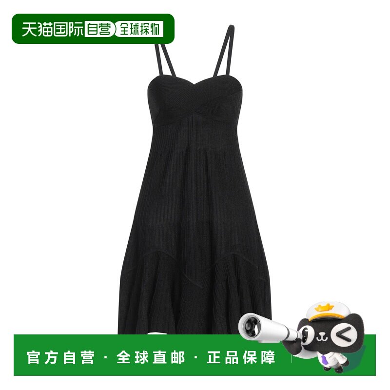 Pinko 品高 女士 短款连衣裙 BLACK 黑色吊带时尚性感舒适图片