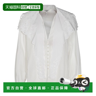 1h可退 潮奢 Chloe 蔻依 女士 Lavalliere 刺绣衬衫 CH25SHT17310