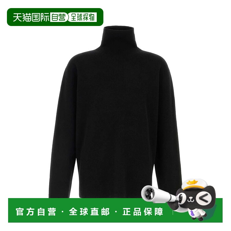 1h可退 THE ROW 男士衬衫 1237Y556BLK AW2025 黑色 Black cashme