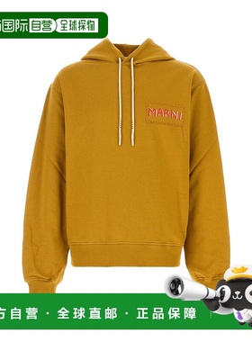 MARNI 男士卫衣 FUMU0137X0UTC27500Y80 黄色帽衫 AW2025