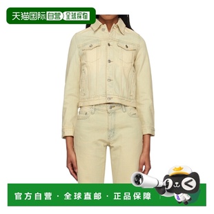 花色 WE11DONE SS2023 WDDJ123371WBG 徽标牛仔夹克 女士西服