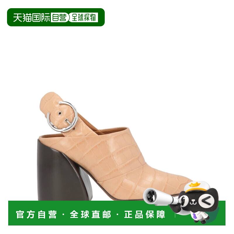 Chloe 蔻依 女士 Mules 木屐 beige米色 舒适时尚高跟鞋拖鞋半拖