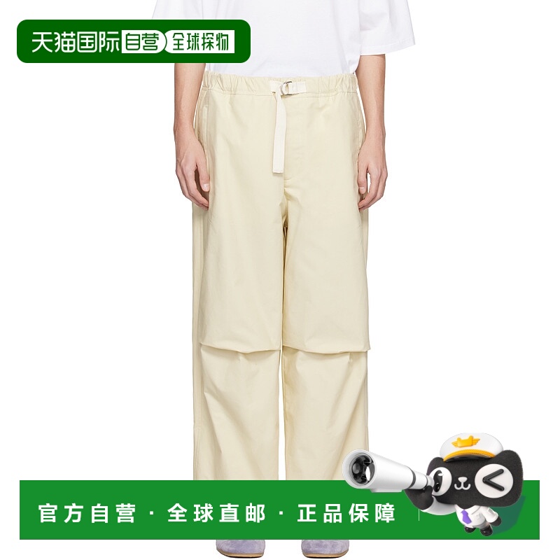 1h可退 潮奢 Jil Sander 吉尔 桑达 男士 灰白色长裤 J47KA0268J4