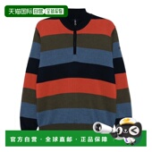 男士 HALF T恤 AW2024 PAUL&SHARK STRIPED 14311159252 蓝色 ZIP