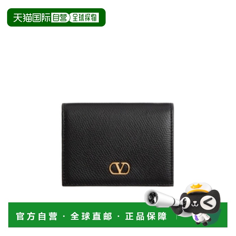 1h可退 VALENTINO 女士钱包 WP0AJ3SNP0NO AW2024 黑色 徽标钱包