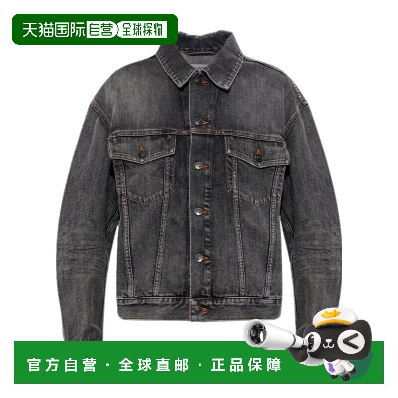 BALENCIAGA 女士夹克 SS2026  872147TUW561441灰色长袖 - 实物图