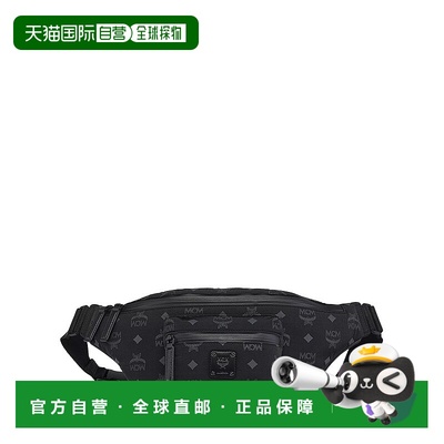 MCM 女士腰包 MMZESFI01BK AW2025 黑色 MONOGRAMMED POUCH斜挎包