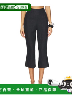 潮奢 FAITHFULL THE BRAND 女士 Valeria Capri 裤子 FF4061BLK