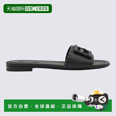 FENDI 女士拖鞋 8R8136AQY2F0QA1 AW2026 黑色 'Baguette' slides